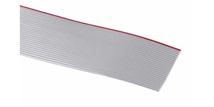 3M 3365 Series Flat Ribbon Cable, 8-Way, 1.27mm Pitch, 30m Length, IDC to IDC