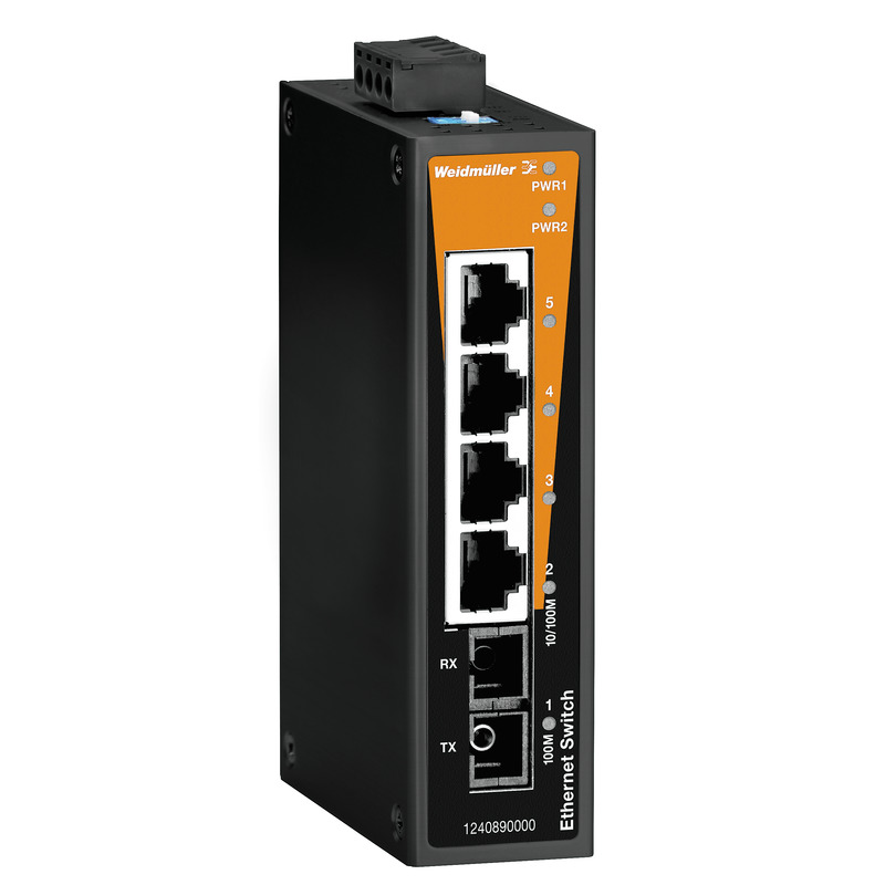 Weidmüller Unmanaged 4 x RJ45 Port Network Switch