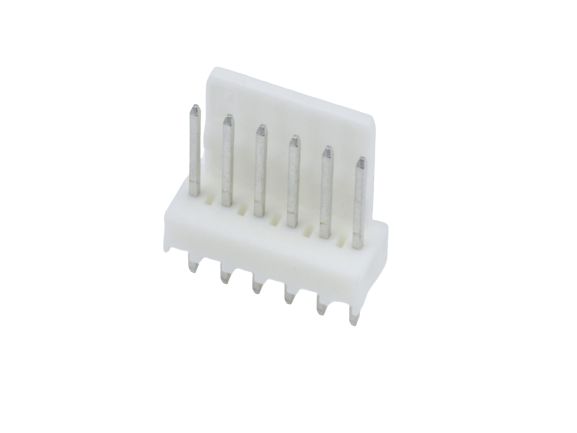 Molex KK 254 Series Straight Through Hole Pin Header, 6 Contact(s), 2.54 mm Pitch, 1 Row, Unshrouded