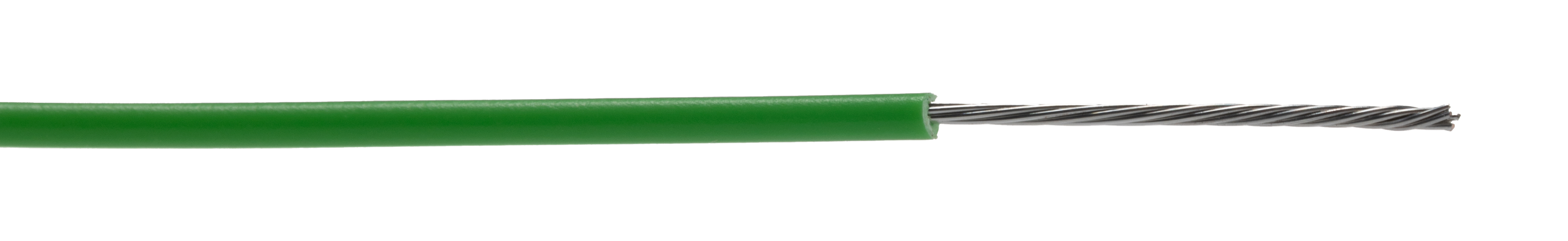 RS PRO Green 24AWG Hook Up Wire, 24AWG, 7/0.2mm, 200m, PVC Insulation
