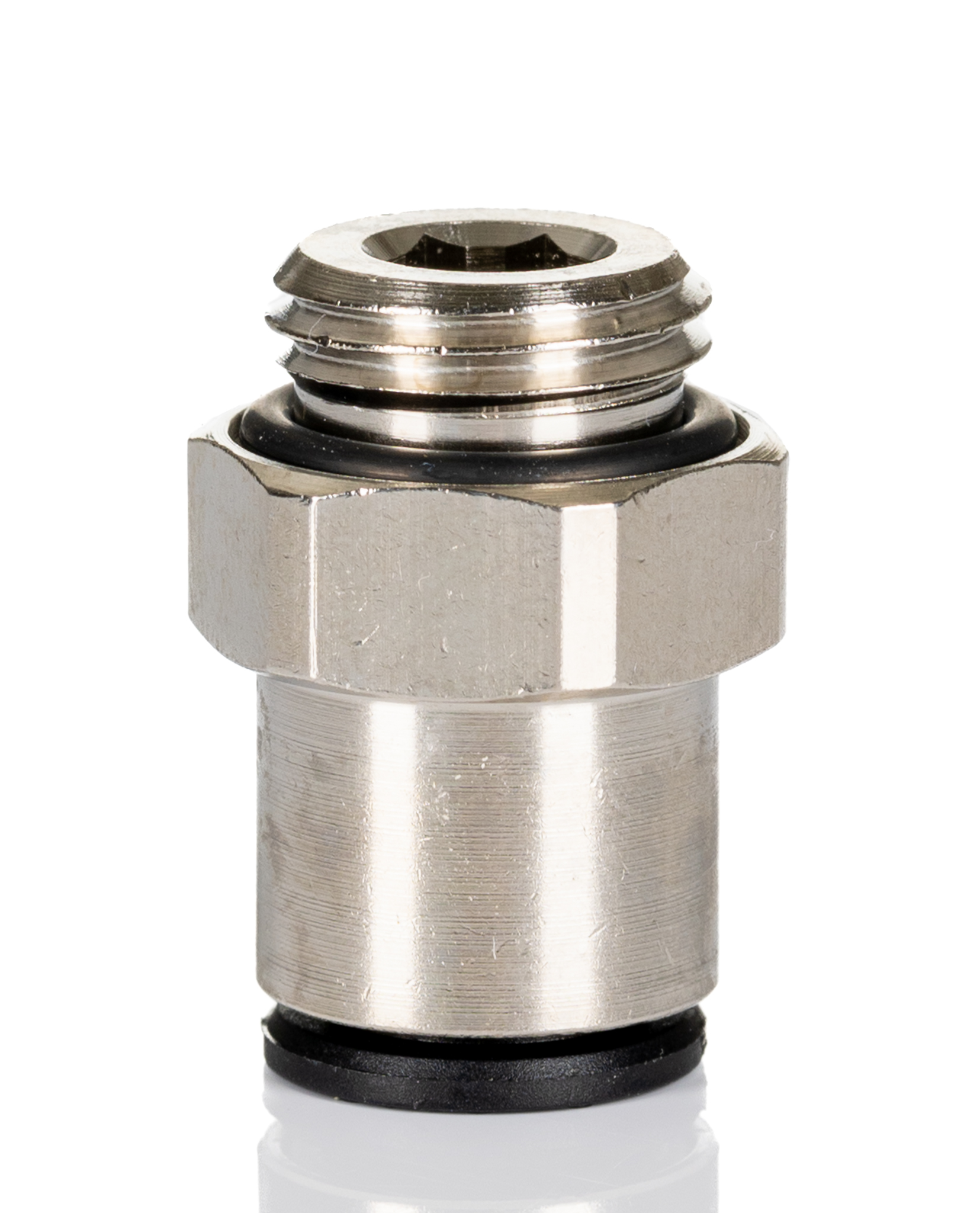 Legris LF3000 Series Straight Threaded Adaptor, G 1/4 Male to Push In 8 mm, Threaded-to-Tube Connection Style