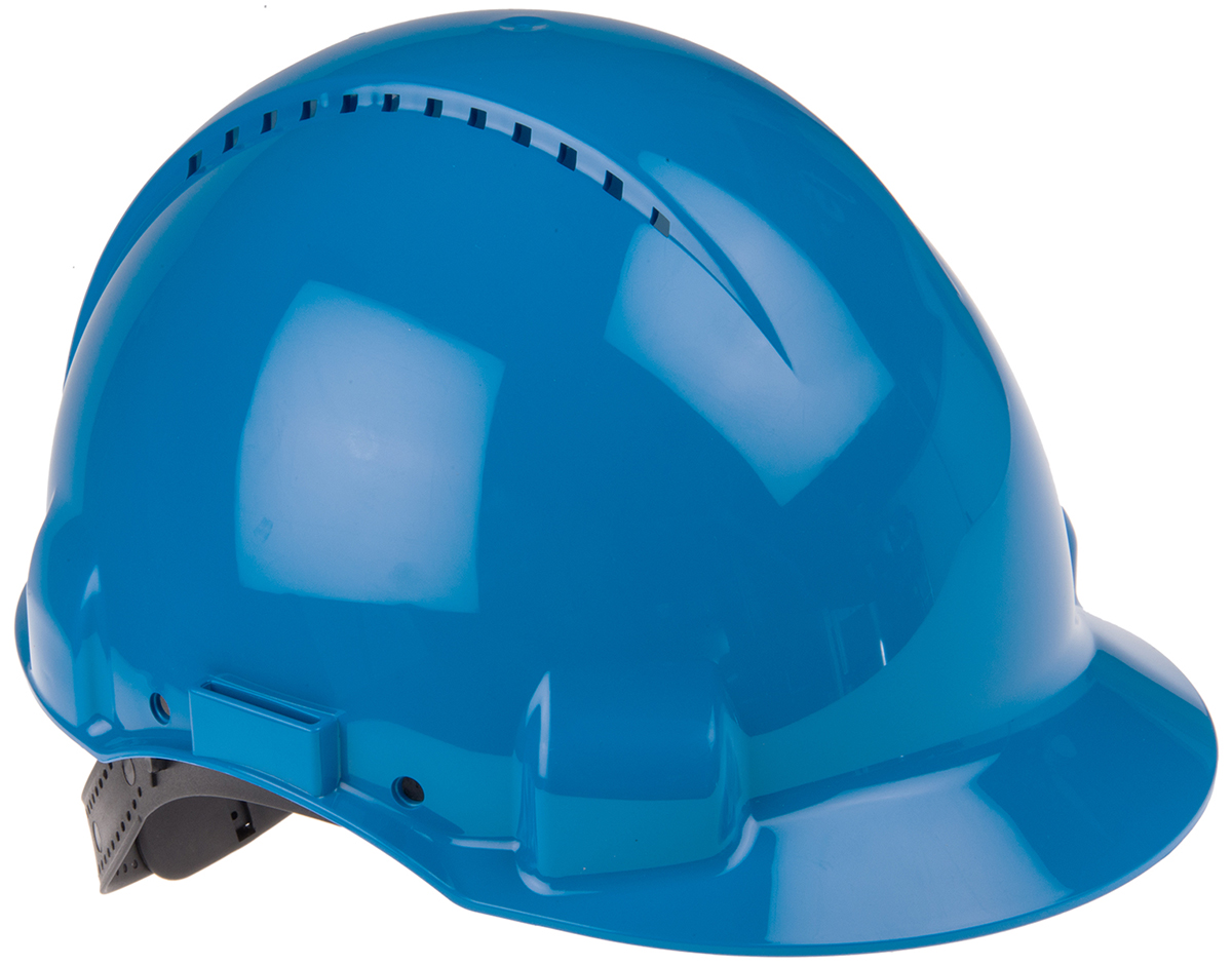 3M PELTOR G3000 Blue Safety Helmet, AdjustableVentilated