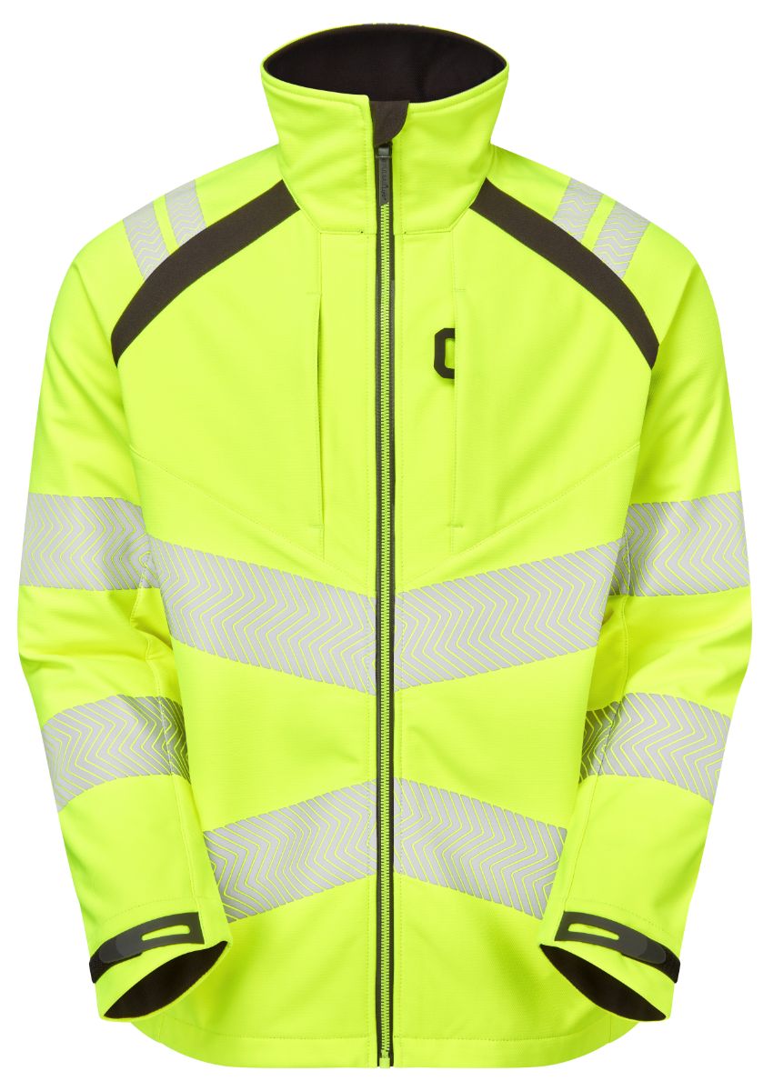 PULSAR LFE915 Yellow Men Hi Vis Softshell Jacket, M