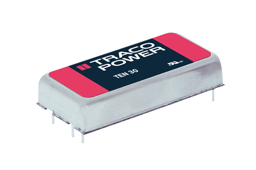 TRACOPOWER TEN 30 DC-DC Converter, 5V dc/ 6A Output, 18 → 36 V dc Input, 30W, Through Hole, +85°C Max Temp -40°C
