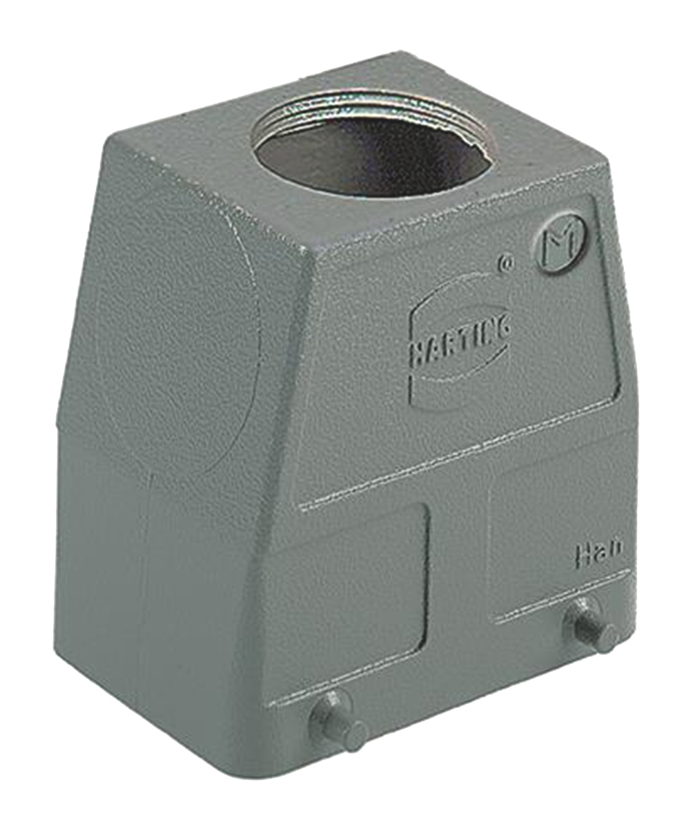 HARTING Han A Heavy Duty Power Connector Hood, M32 Thread, Top Entry