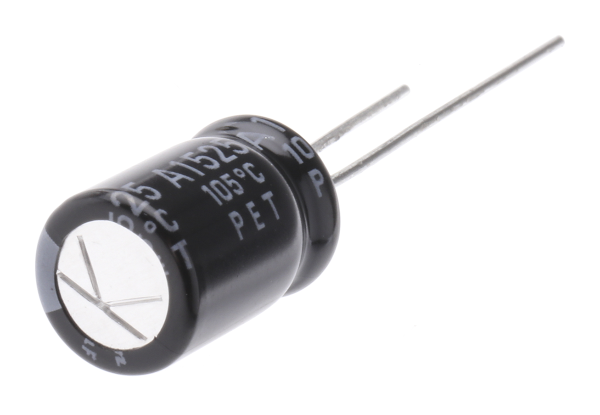 Rubycon 470μF Aluminium Electrolytic Capacitor 16V dc, Radial, Through Hole - 16YXJ470M8X11.5