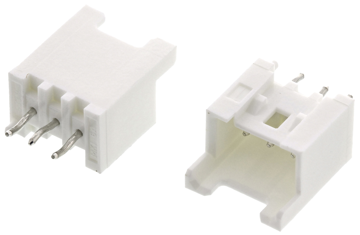 Molex Mini-Lock Series Straight Through Hole PCB Header, 3 Contact(s), 2.5 mm Pitch, 1 Row, Shrouded