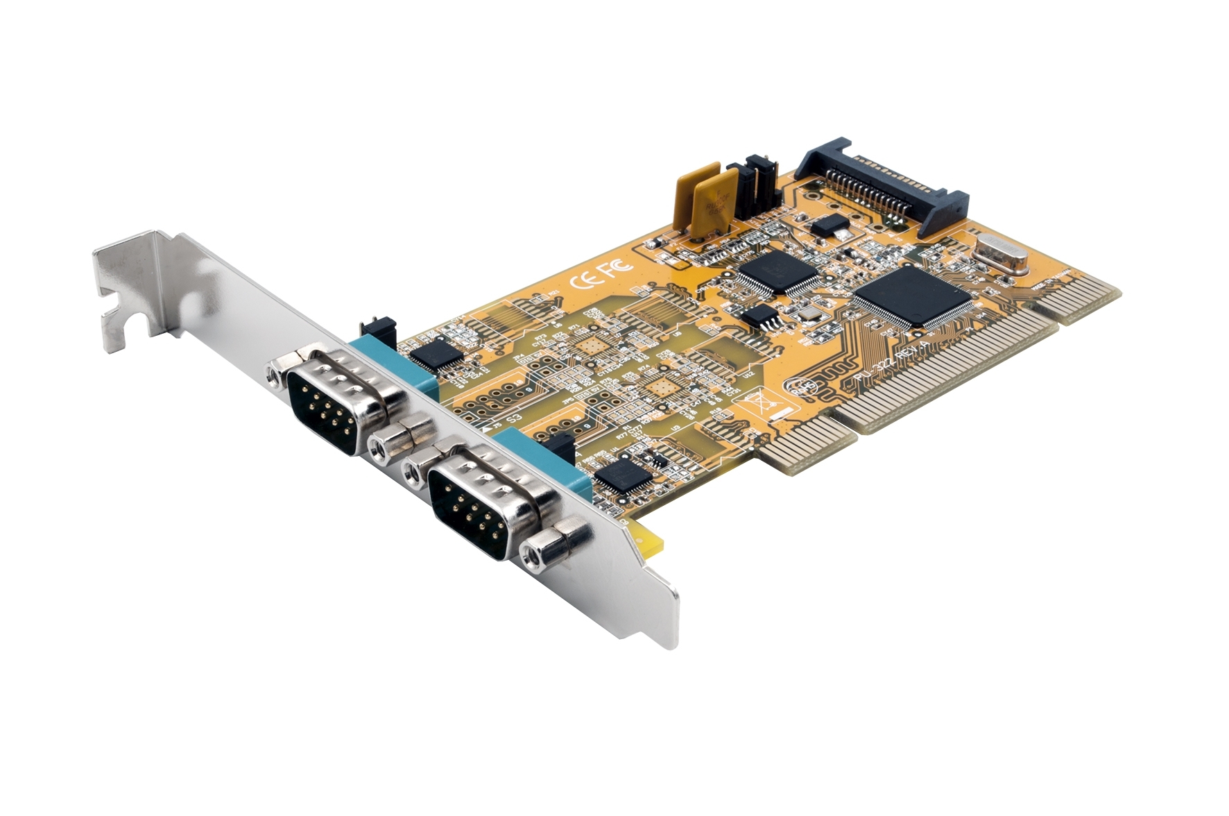 Exsys 2 Port PCI RS232, RS422, RS485 Serial Card