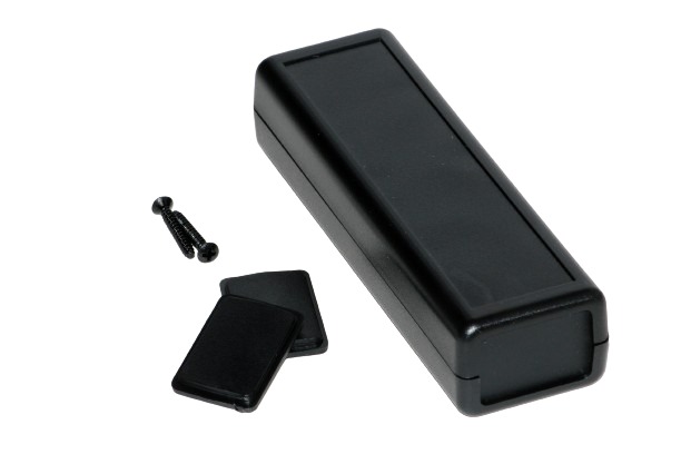 Hammond 1593 Black ABS Enclosure, 114 x 36 x 25mm