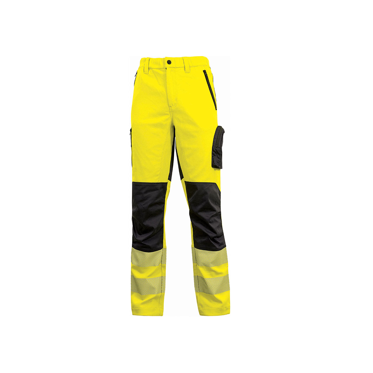 UPower ROY Yellow Hi Vis Trouser Hi-Vis 82 to 90 cm 82 to 90 cm Leg Length 86cm