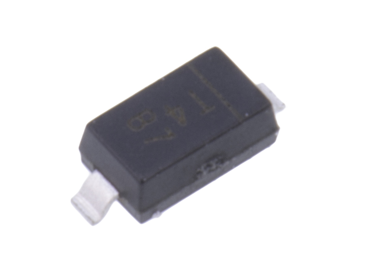 Diodes Inc, 1.8V Zener Diode 5% 500 mW SMT 2-Pin SOD-123