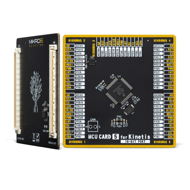 Brand-Rex MCU CARD 5 For Kinetis MKV42F64VLH16 Microcontroller Development Board MIKROE-3930