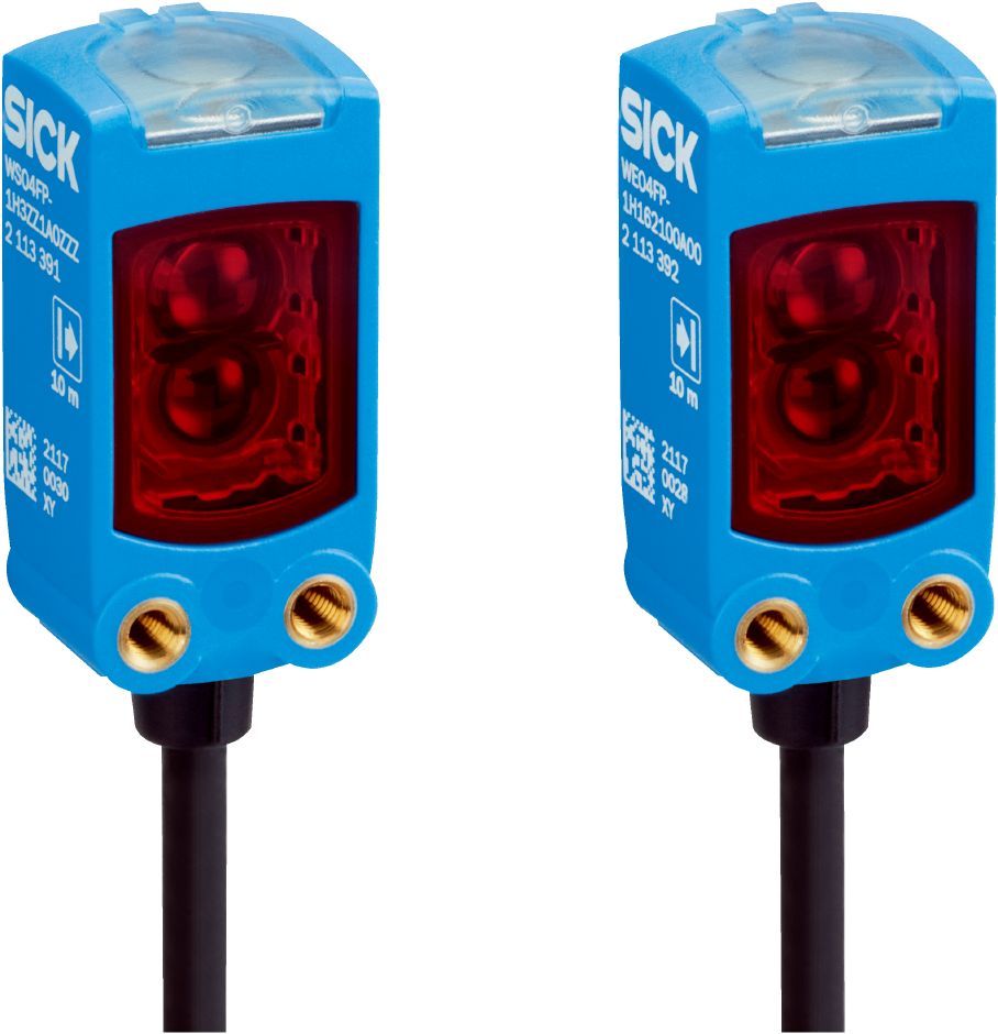 SICK Through Beam Photoelectric Sensor, Miniature Sensor, 10 m Detection Range