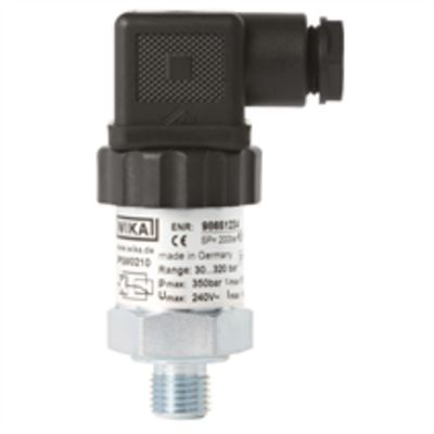 WIKA PSM02 Series Pressure Switch, 0.2bar Min, 2bar Max, SPDT Output, Relative Reading