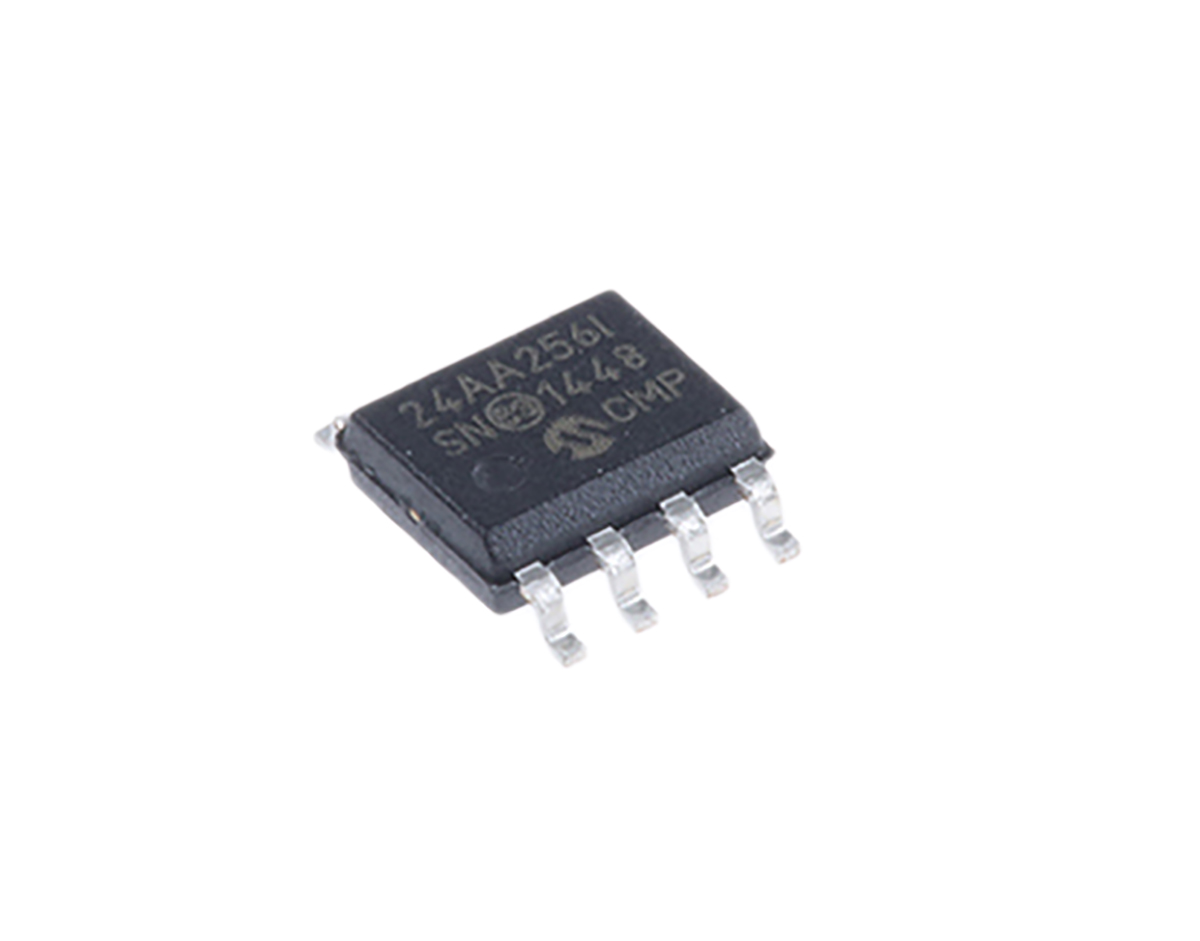 Microchip 24AA256-I/SN,  256 kB Serial EEPROM,  900 ns 8-Pin SOIC Serial-I2C