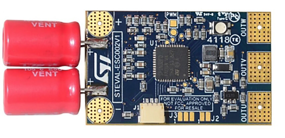 STMicroelectronics Electronic Speed Controller Reference Design Based on STSPIN32F0A for STSPIN32F0A for Electronic