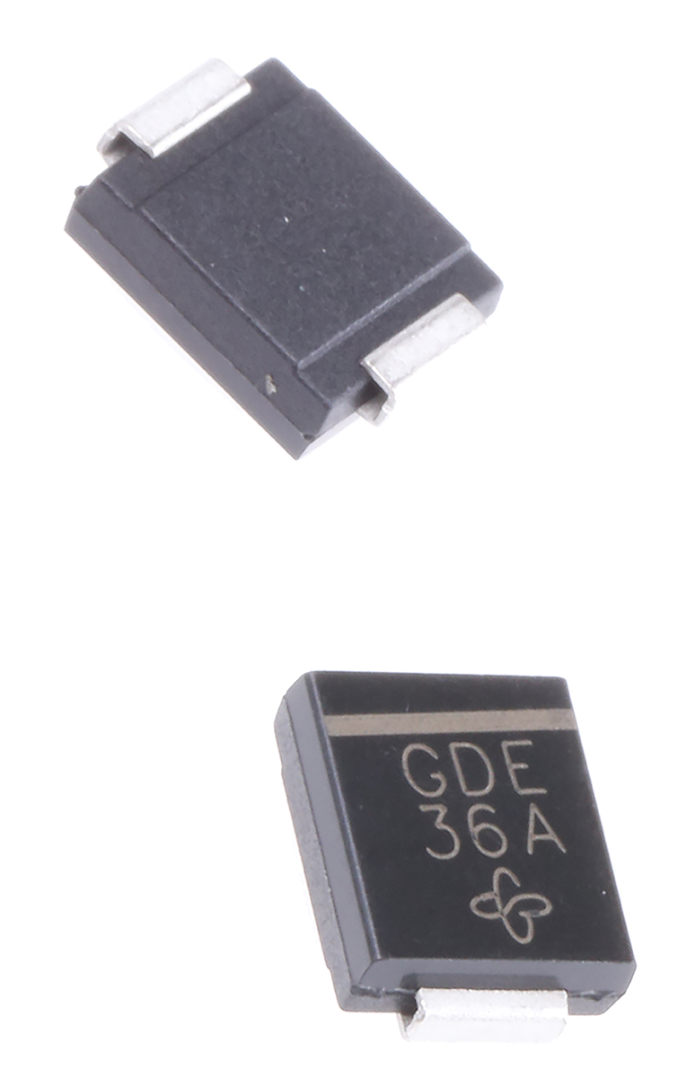 Vishay SMCJ5.0A-E3/57T, Uni-Directional TVS Diode, 1500W, 2-Pin SMC