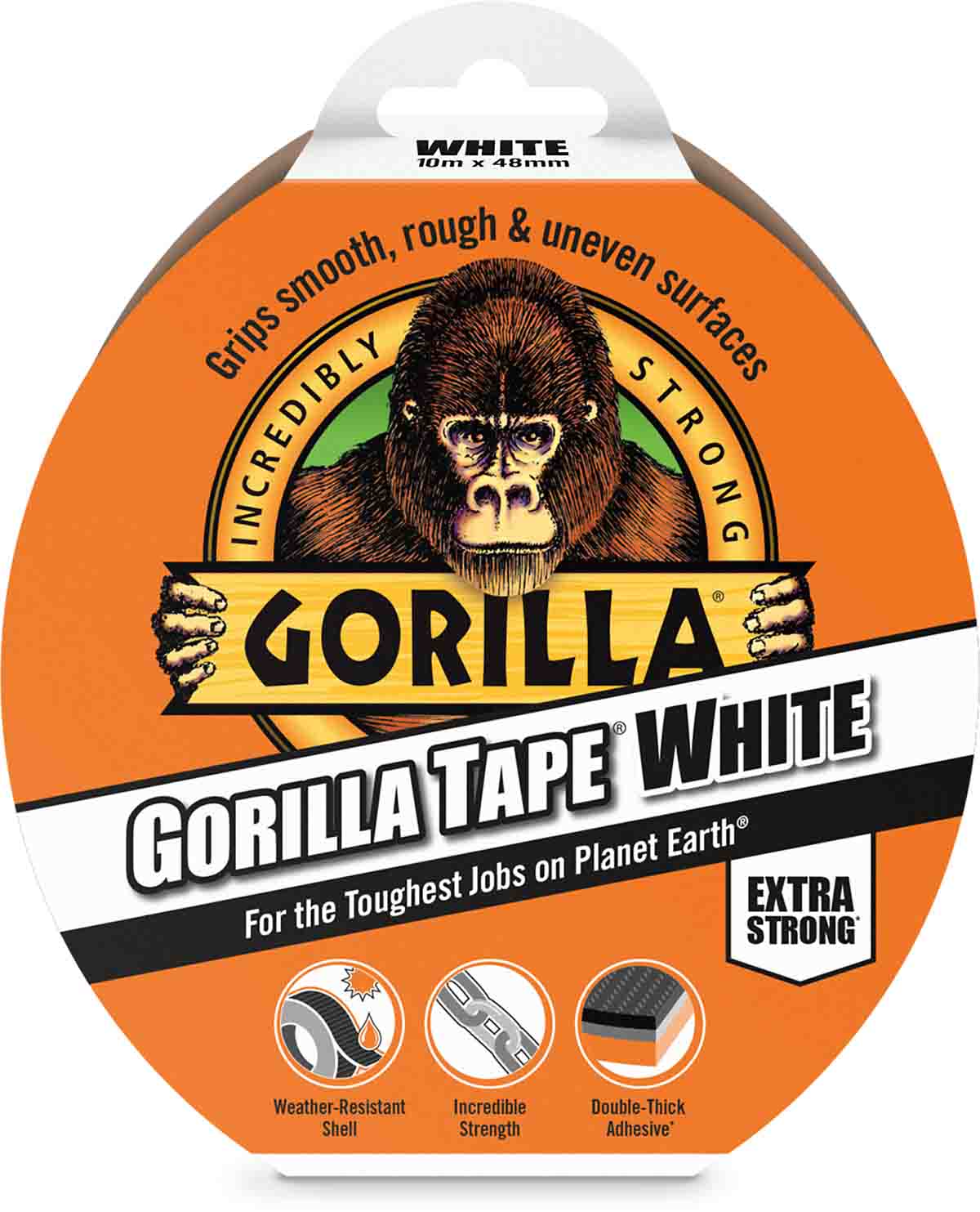 GORILLA GLUE EUROPE LTD Duct Tape, 8.2m x 48mm, White