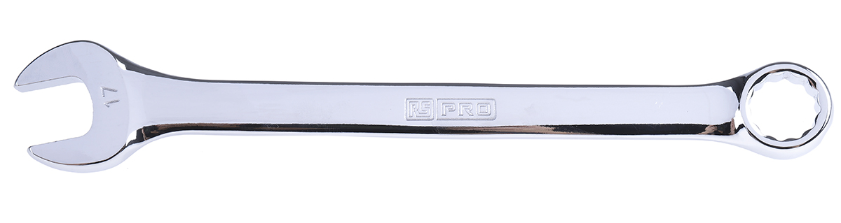 RS PRO Combination Spanner, 17mm, Metric, Double Ended