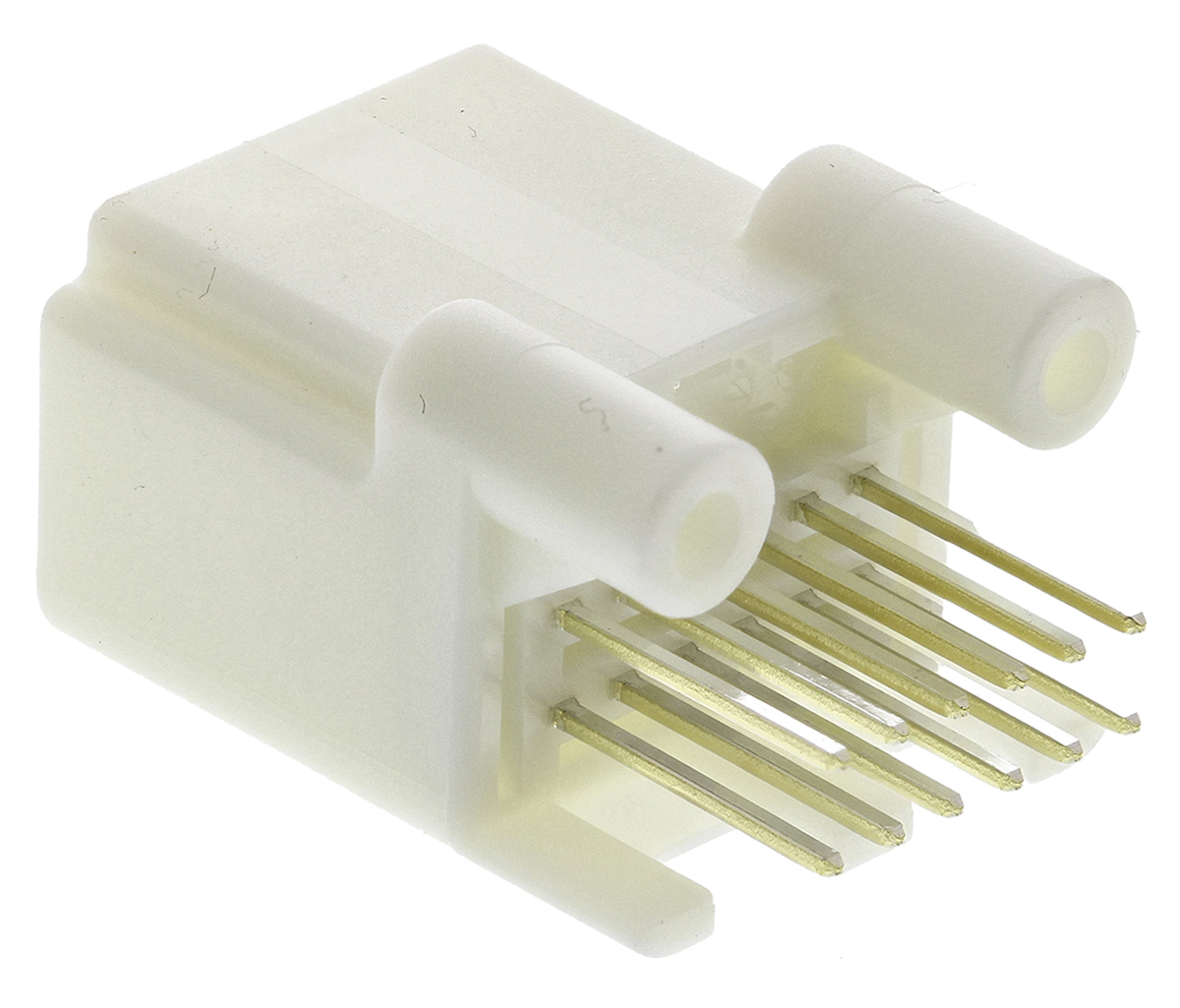 TE Connectivity MULTILOCK 025 Series Straight Through Hole Mount PCB Socket, 12-Contact, 2-Row, 2.2mm Pitch, Solder