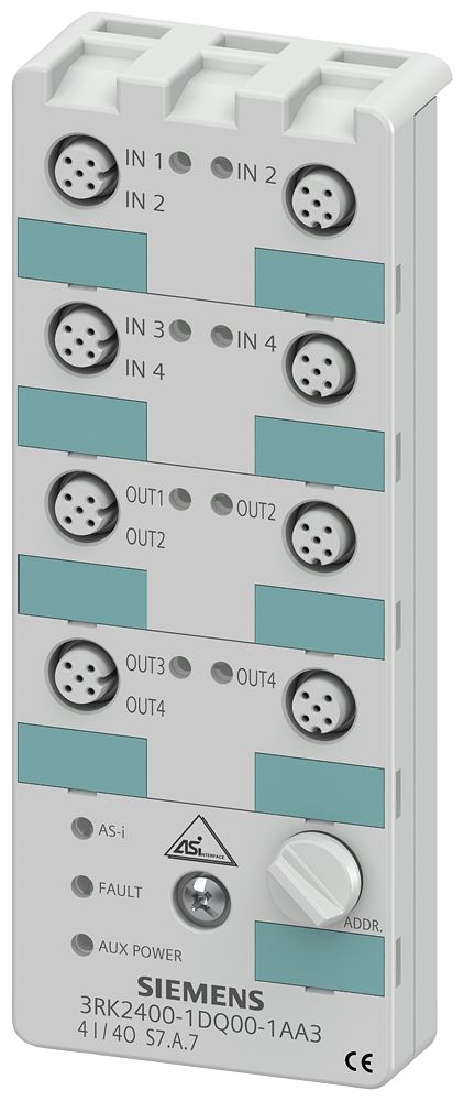 Siemens AS-I K60 Series Digital I/O Module for Use with Field Work
