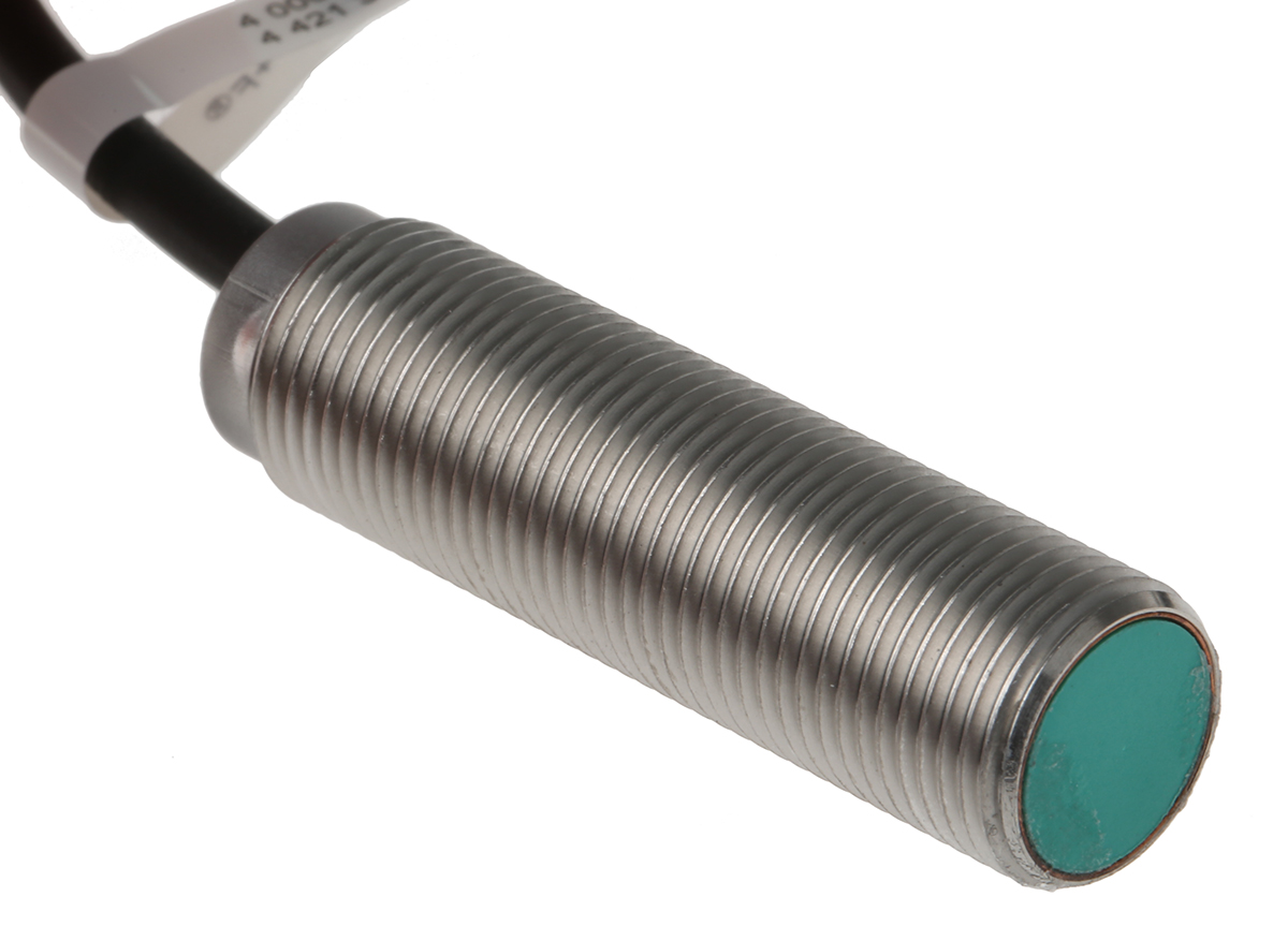 Pepperl + Fuchs Inductive Threaded Barrel Proximity Sensor, M12, 2 mm Detection, 2-Wire NC, 5 → 60 V dc
