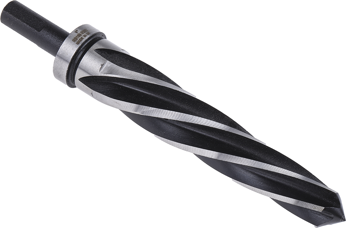 RS PRO Morse Taper Shank Reamer Bit, 25mm Diameter, 7-1/4 in Overall