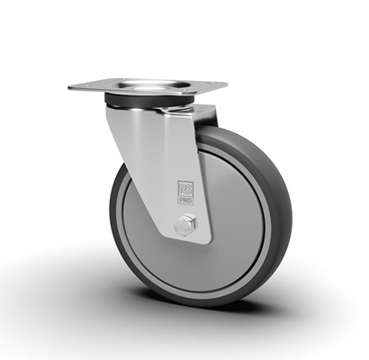 RS PRO Swivel Castor Wheel, 75kg Capacity, 75mm Wheel