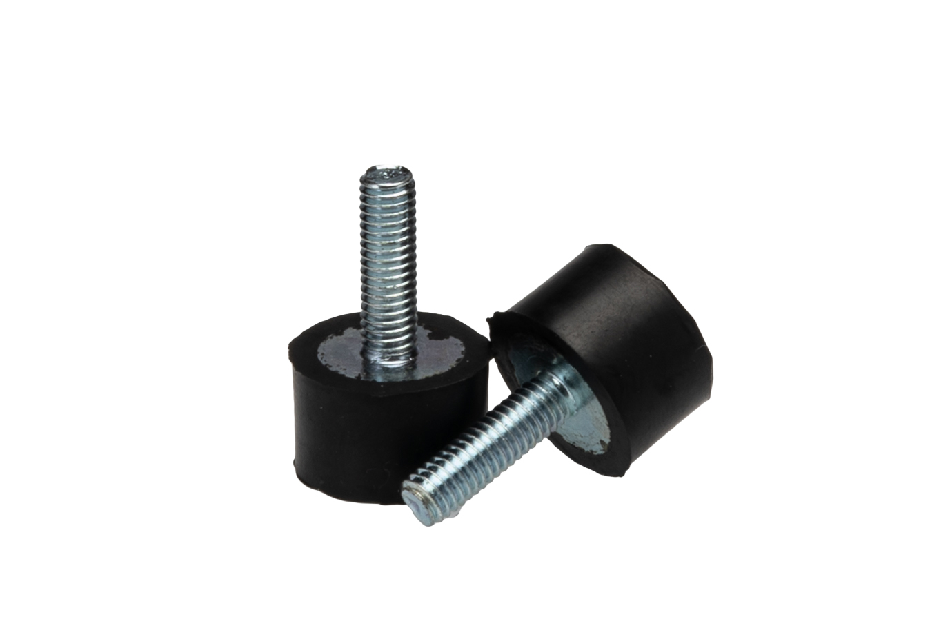 RS PRO M6 Anti Vibration Mount, Male Buffer Foot with 28.2kg Compression Load