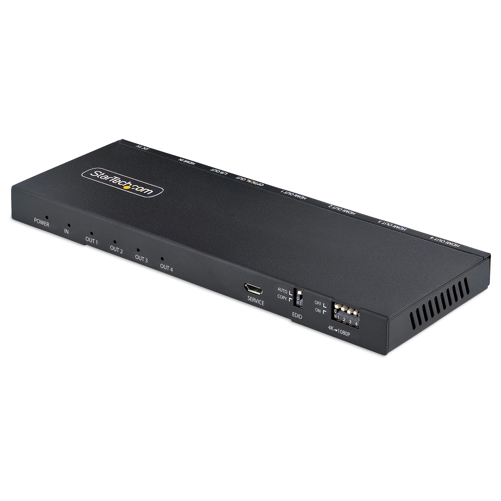 StarTech.com 5 Port 1 Input 4 Output HDMI Splitter  - up to 4K