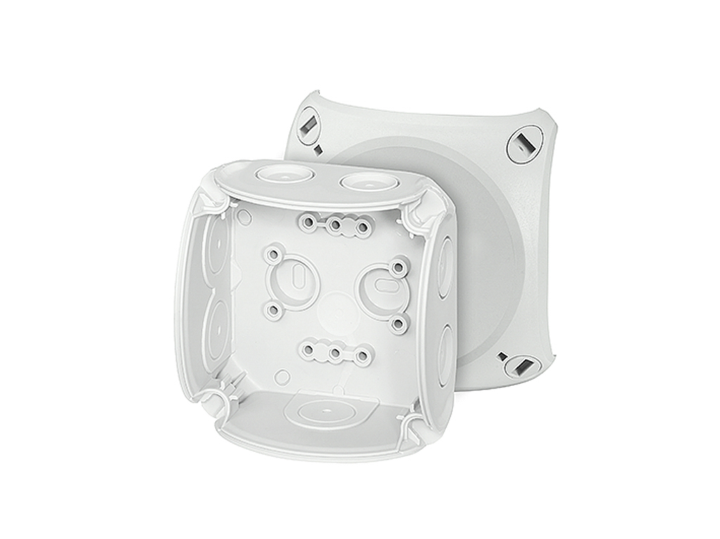 HENSEL Grey Polypropylene Junction Box, IP66, 93 x 93 x 62mm