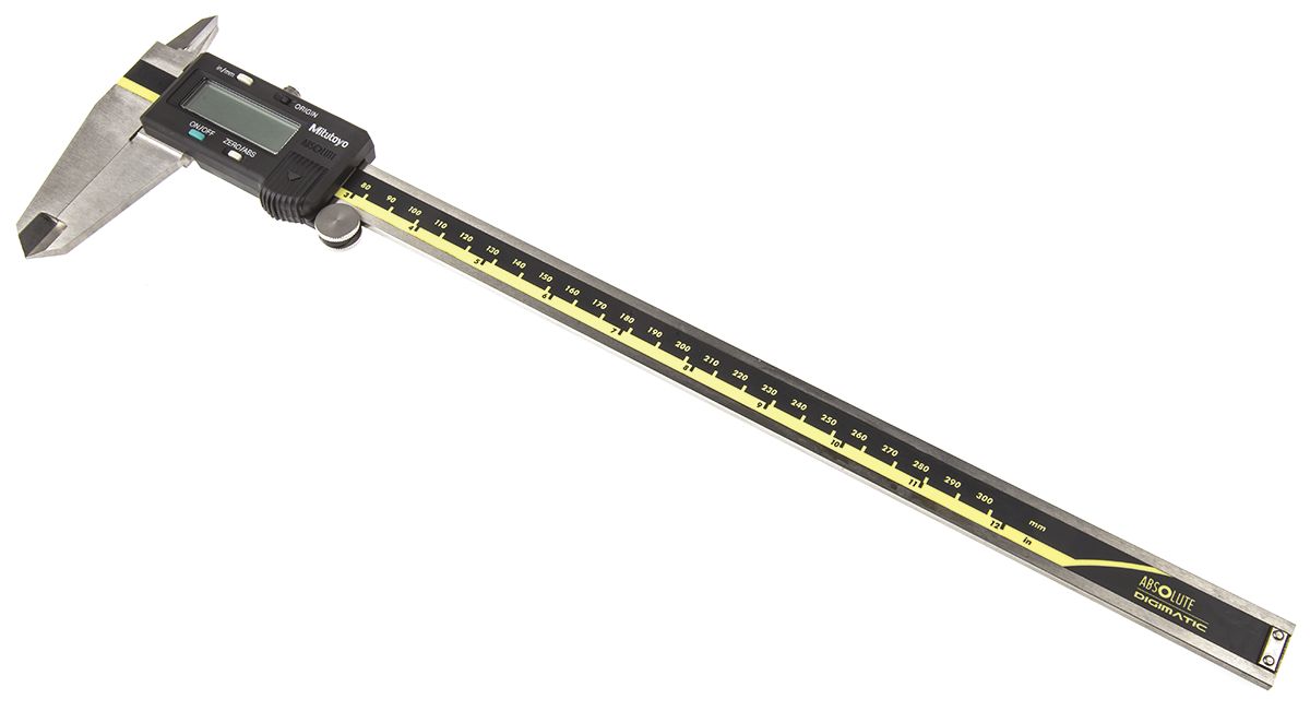Mitutoyo 300mm, 12in Digital Caliper 0.01 mm Resolution, Imperial, Metric
