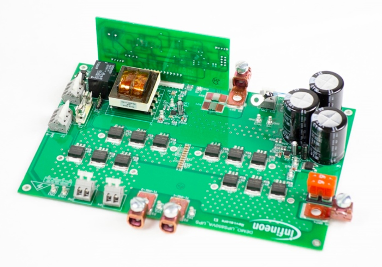 Infineon DEMO_850W_12VDC_230VAC for XMC1301-TO16F0032, IRFS7440, 2EDL8114 for UPS