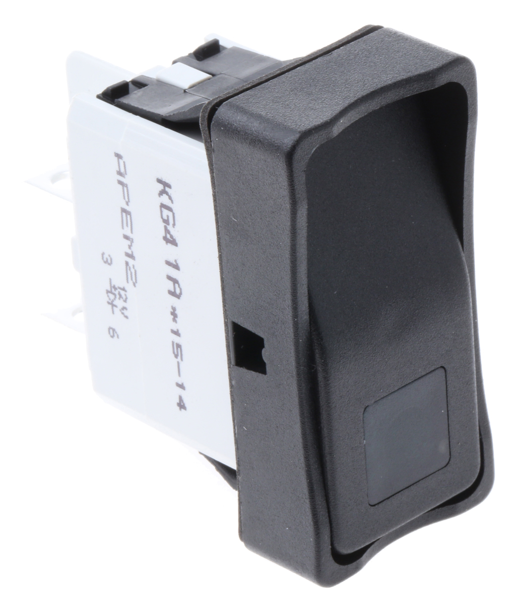 APEM Illuminated DPST, On-Off Rocker Switch Panel Mount