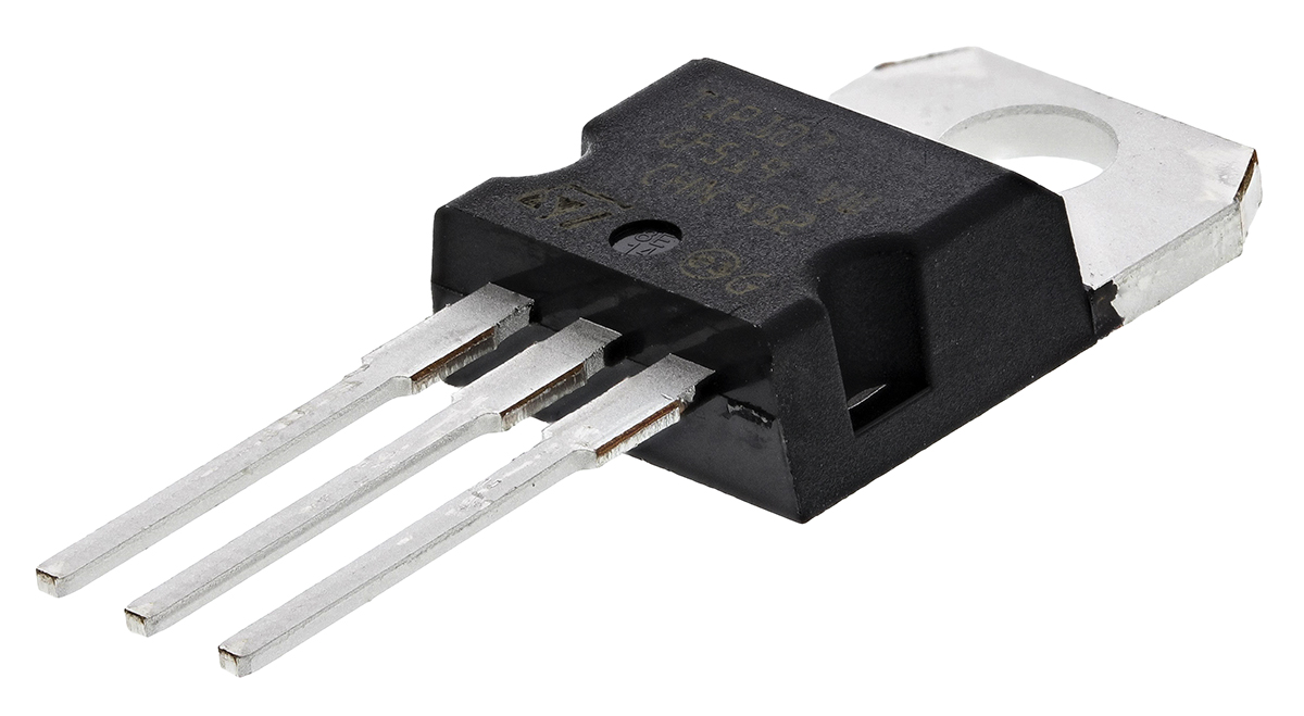 STMicroelectronics TIP107 PNP Darlington Transistor, 8 A 100 V HFE:200, 3-Pin TO-220
