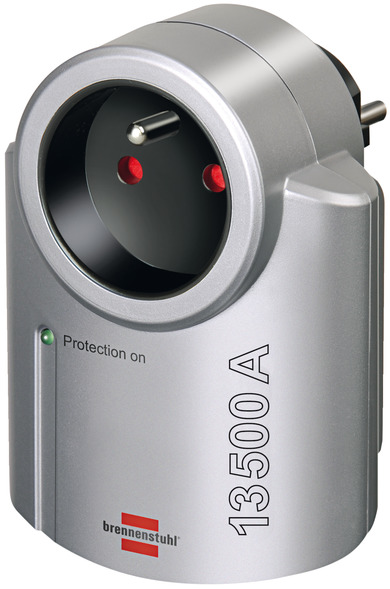 brennenstuhl 1 Phase Surge Protector, 16A, 230 V, Plug-On Mount