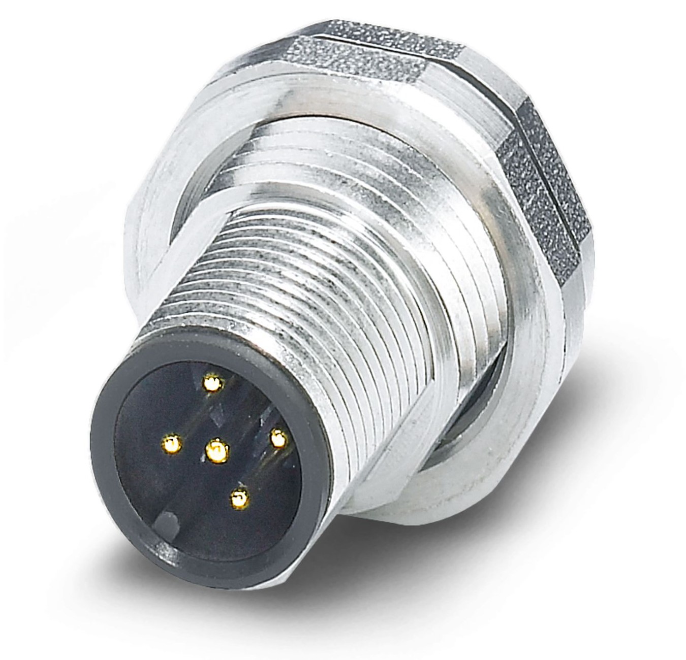 Phoenix Contact Circular Connector, 5 Contacts, Panel, M12 Connector, Plug, Male, IP65, IP67, IP69K, SACC Series
