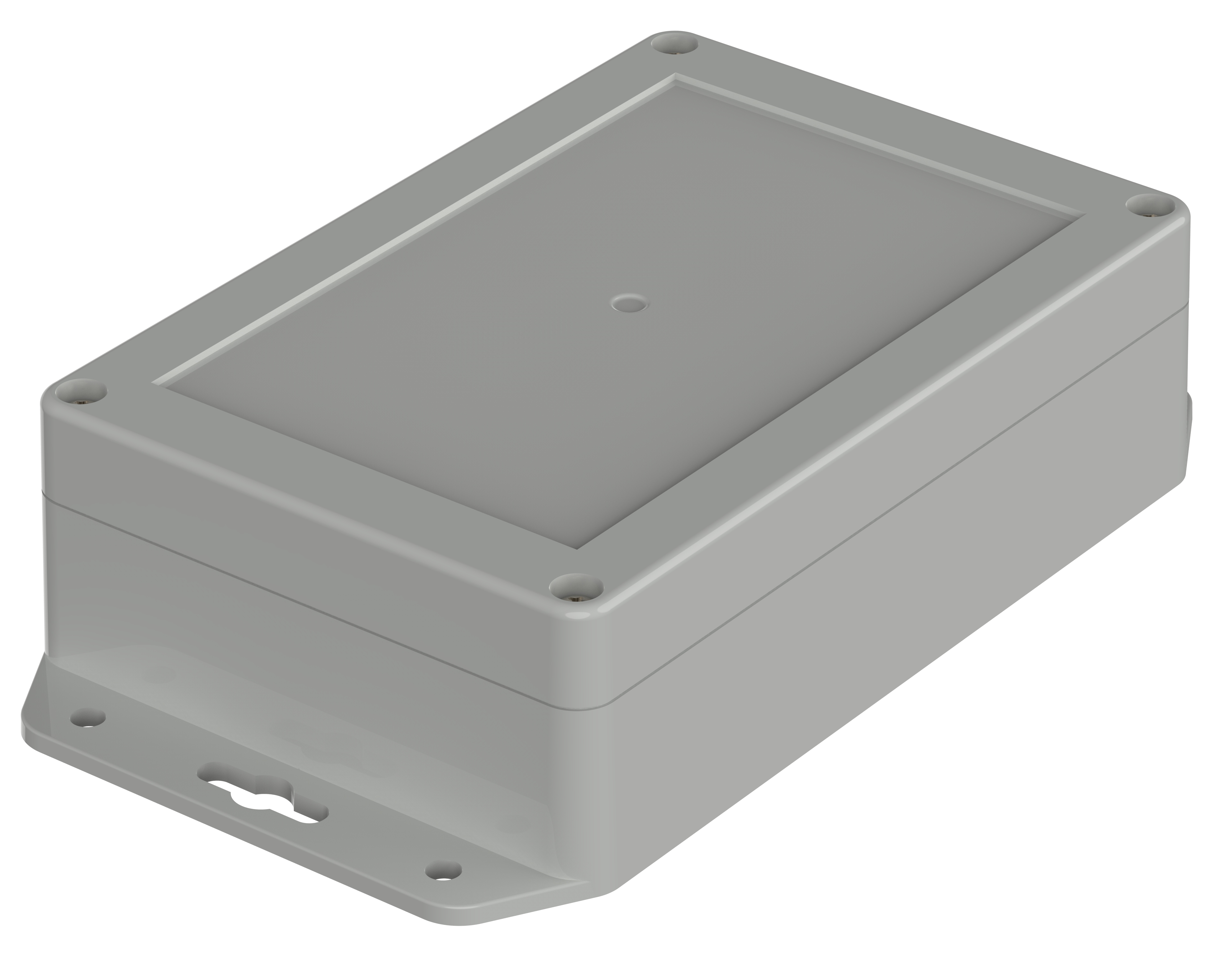 Bopla Euromas X Series Light Grey ABS Enclosure, IP66, IP68, IK07, Flanged, Light Grey Lid, 150 x 100 x 45mm