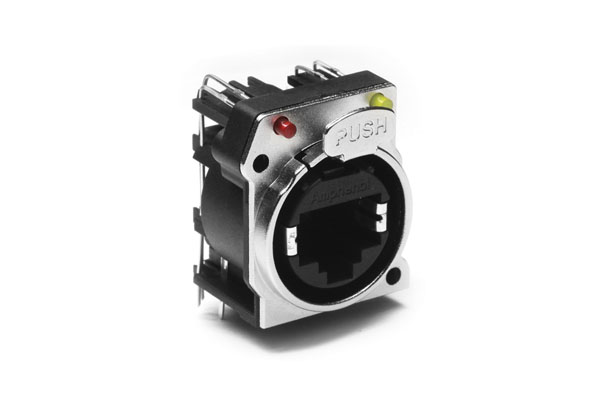 Amphenol Industrial Panel Mount XLR Connector, Female, IP40, 125 V ac, 8 Way, Gold Plating
