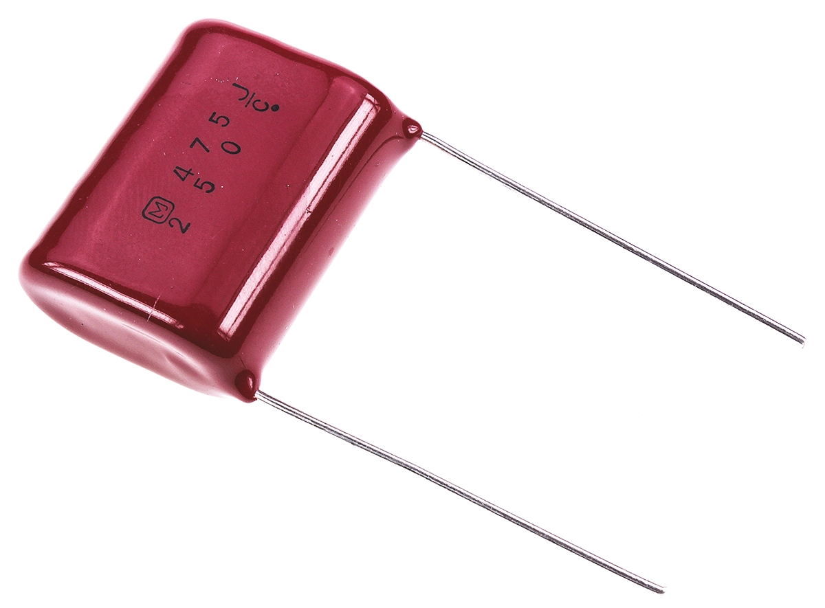 Panasonic ECQE(F) Polyester Film Capacitor, 250V dc, ±5%, 4.7μF, Through Hole