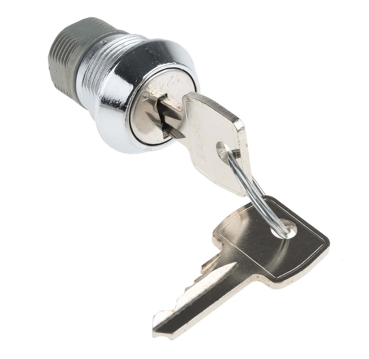 Euro-Locks a Lowe & Fletcher group Company Camlock, 13mm Panel-to-Tongue, 20.1 x 17.6mm Cutout, Key Unlock