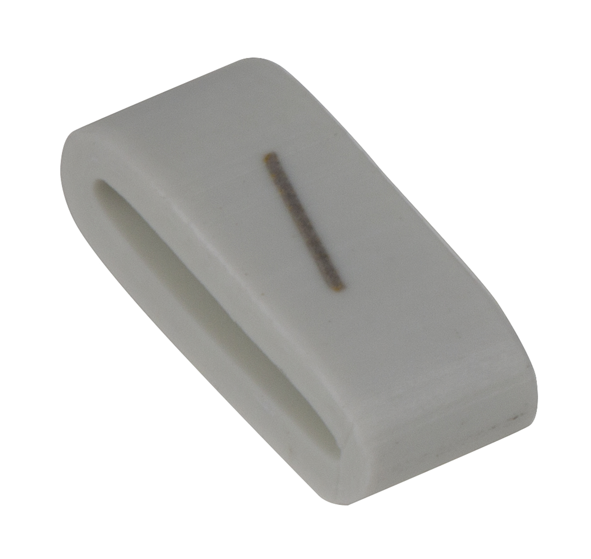 HellermannTyton HODS85 Slide On Cable Markers, Black on White, Pre-printed "/", 1.8 → 6.3mm Cable, 531-08011