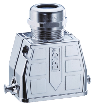 EPIC H-BE Heavy Duty Power Connector Hood, 6 Contacts