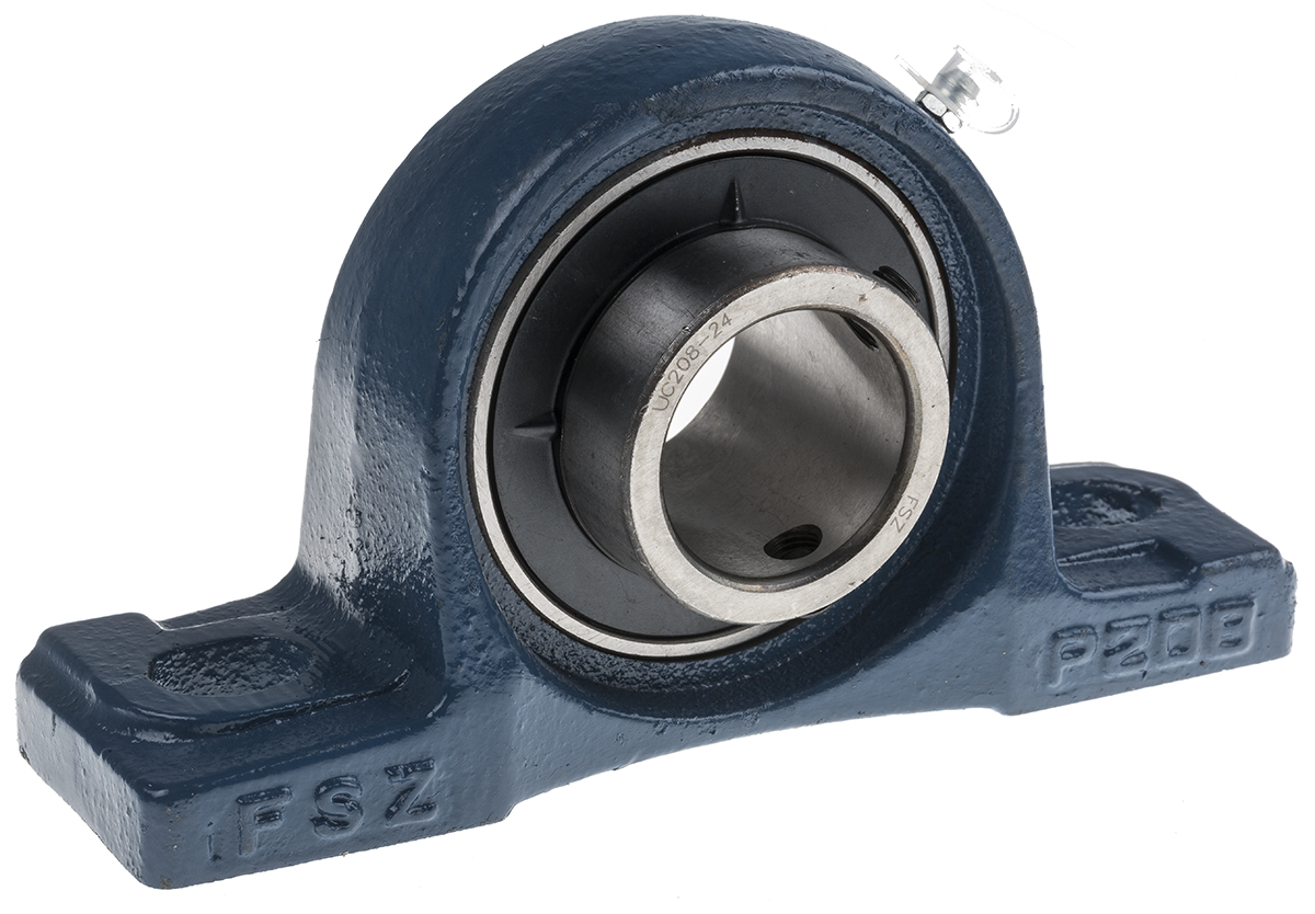 RS PRO Pillow Block Bearing -, 38.09mm ID