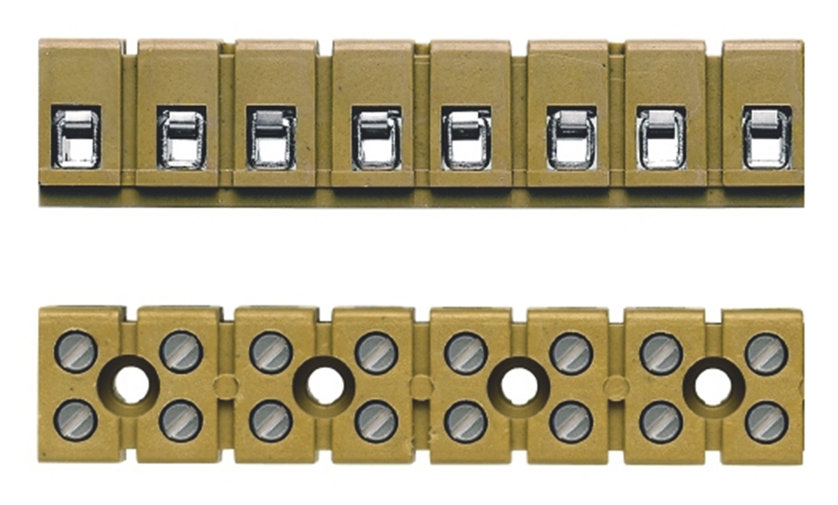 Weidmuller PCB Terminal Strip, 24A, 22 → 12 AWG Wire, Screw Clamp Termination