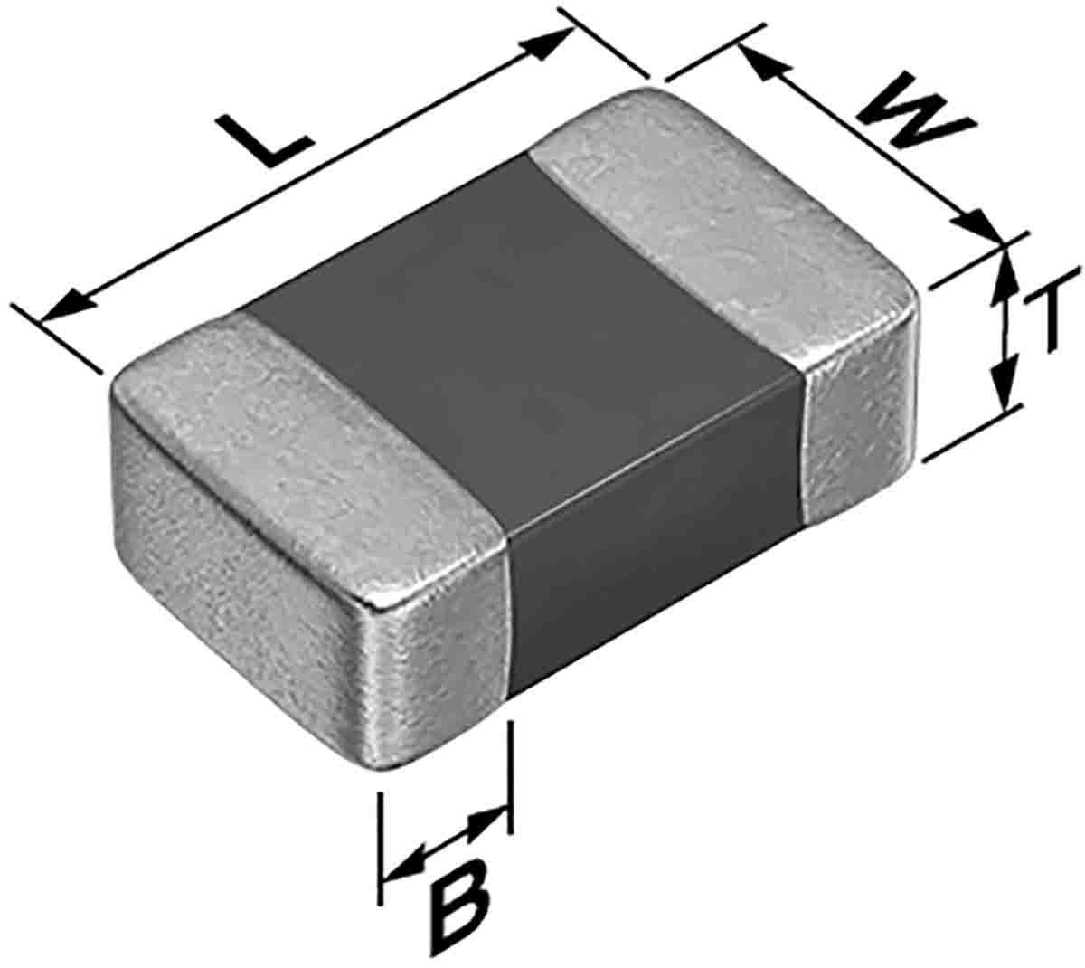TDK NTC Thermistor, NTC Type, 0603, 1.6 x 0.8 x 0.8mm