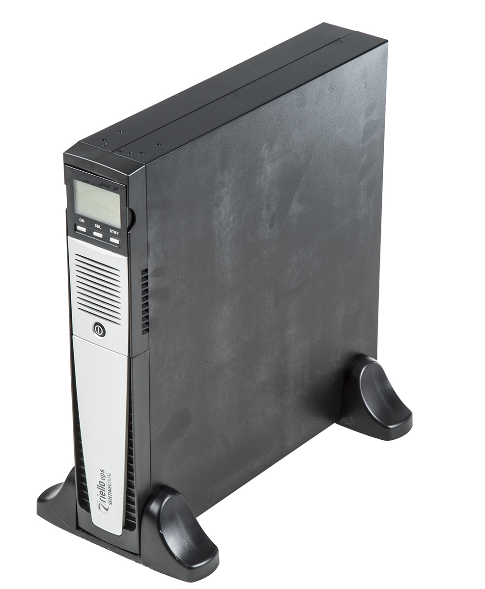 Riello 220V ac Input Rack Mount, Stand Alone Uninterruptible Power Supply, 1500VA (1.35kW), Sentinel Dual
