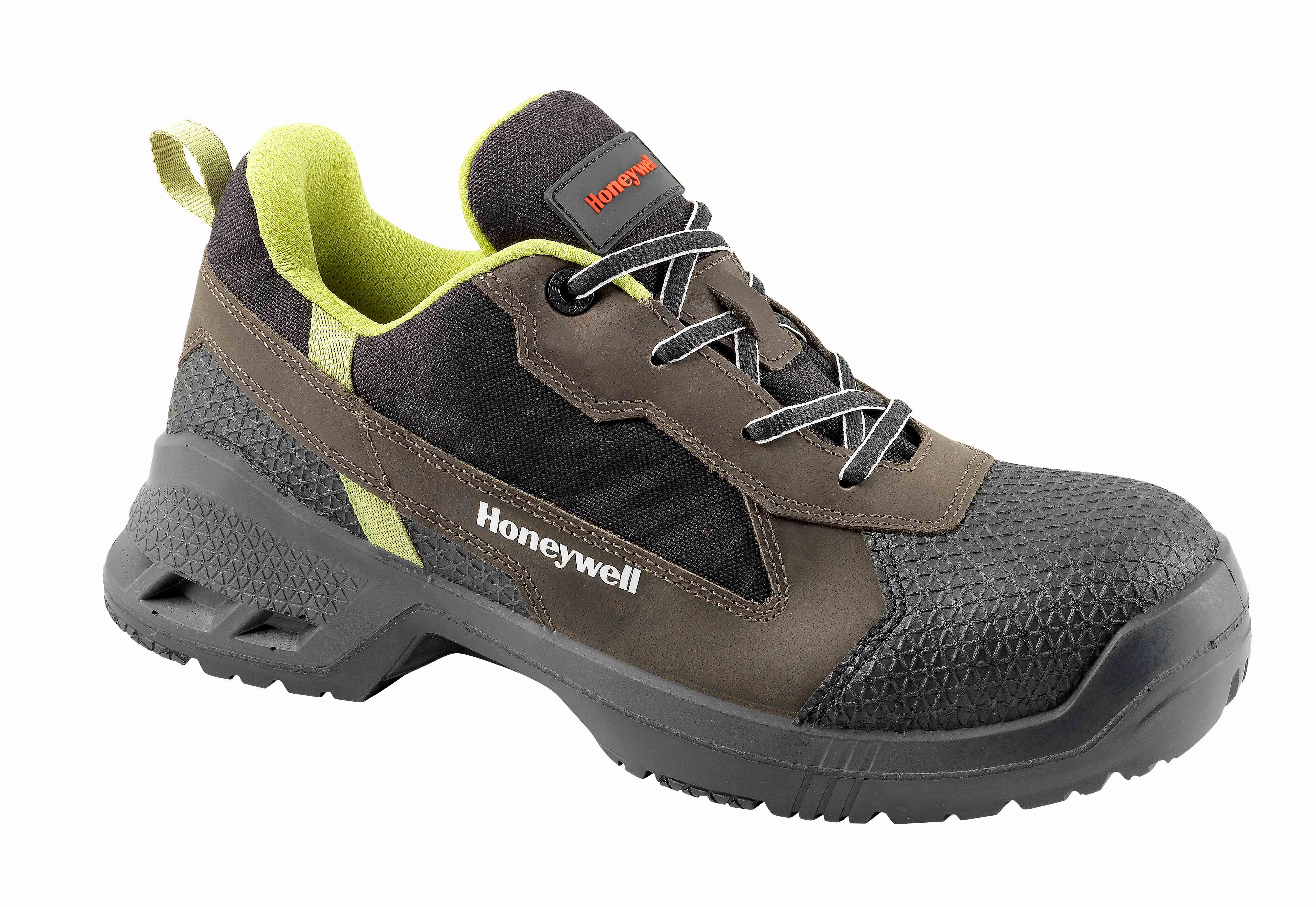Honeywell Safety Sprint Unisex Black, Brown, Green Composite Toe Capped Safety Shoes, UK 11, EU 46
