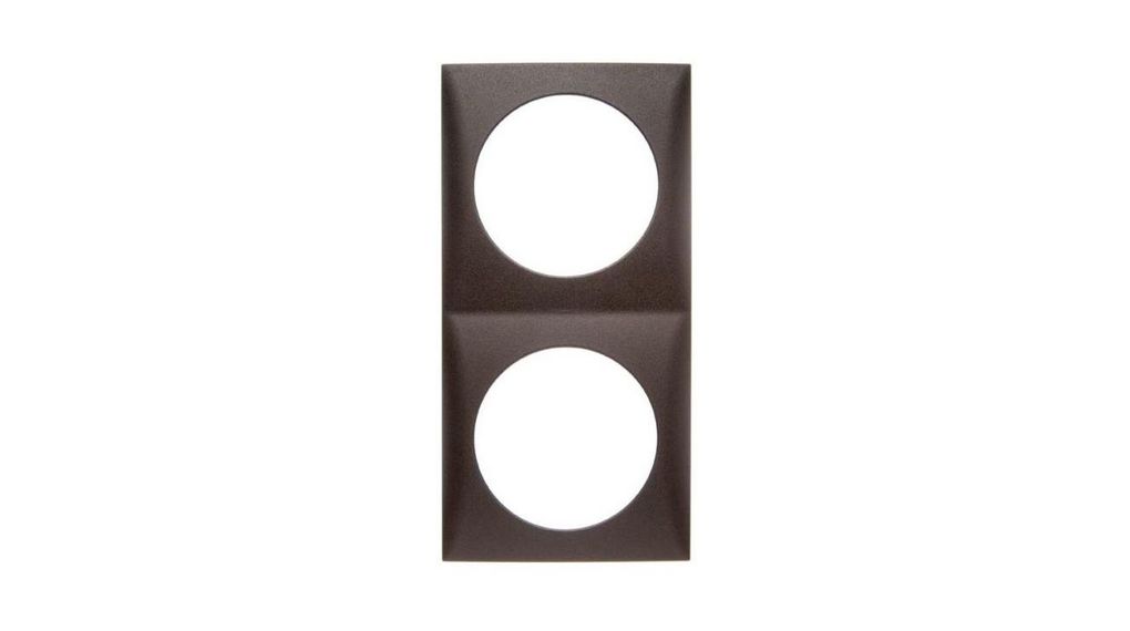 Berker Brown 2 Gang Frame