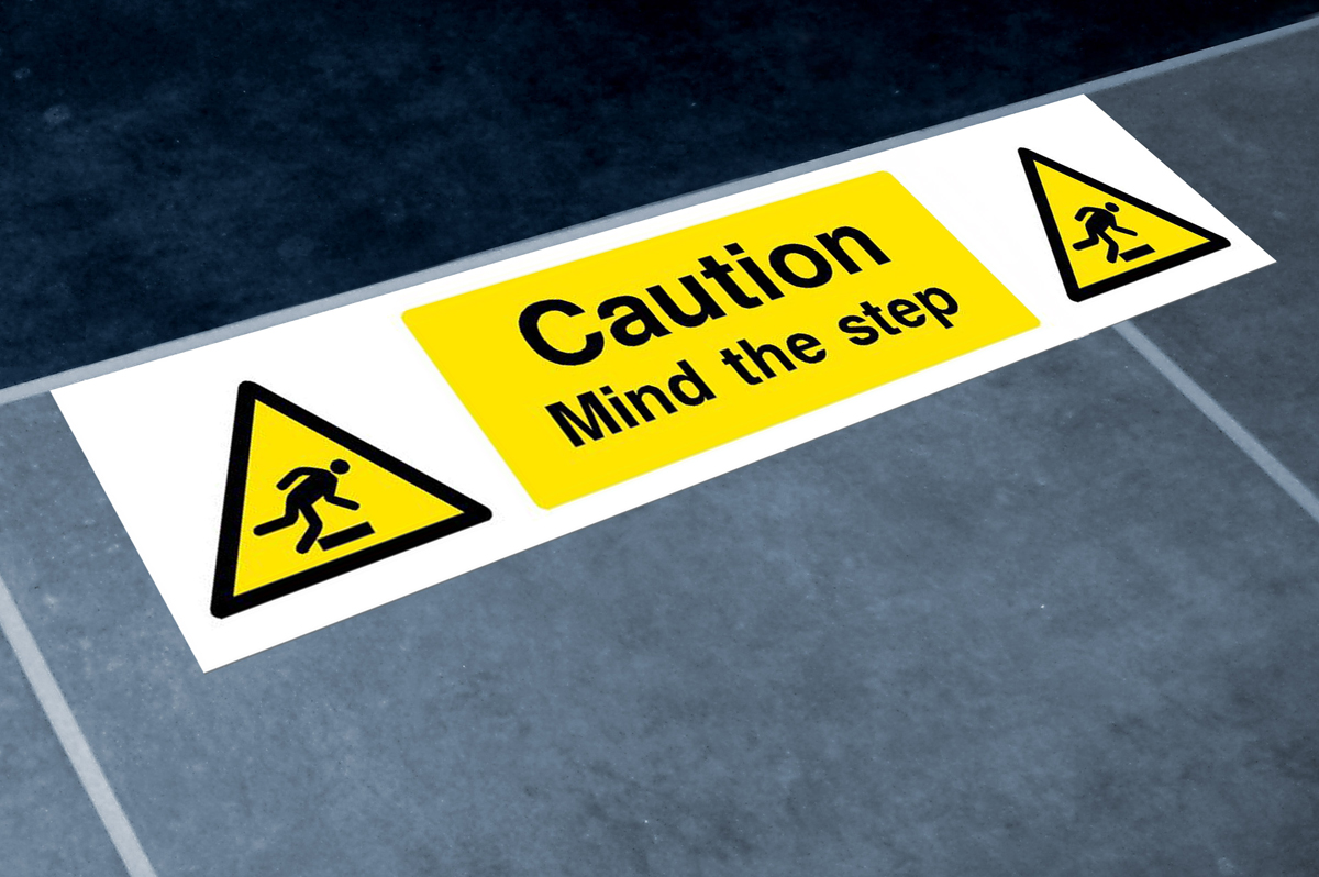 RS PRO General Hazard Hazard & Warning Label (English)